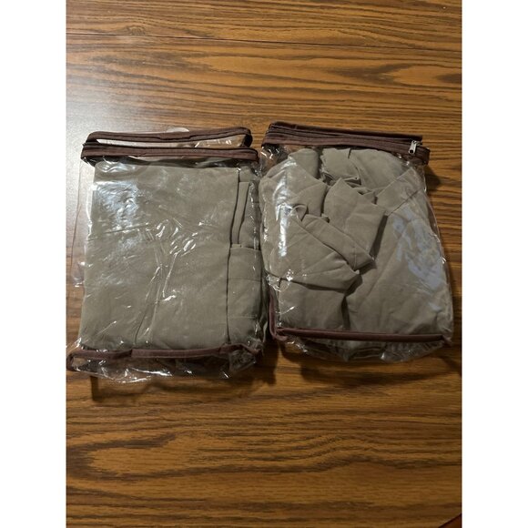 Sage green 54”x87” sheet window panels. Set of two - Picture 2 of 4